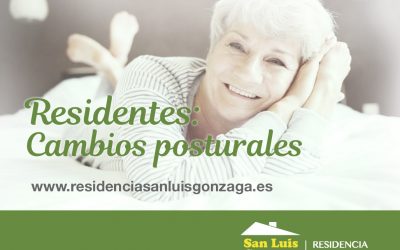 CAMBIOS POSTURALES EN RESIDENTES