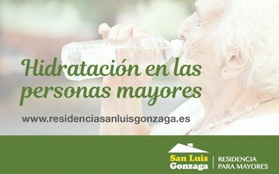 HIDRATACIÓN EN LAS PERSONAS MAYORES