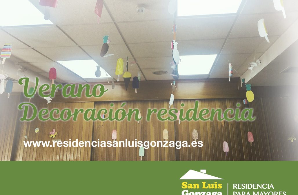 Residencia para verano decorada por nuestros mayores